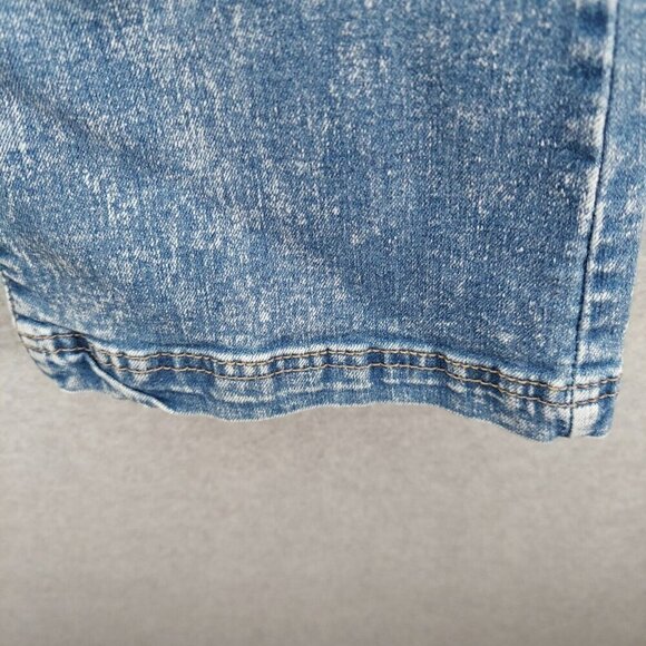 Epic Threads Jeans Women's 26 Blue Acid Wash Straight Jeans Some Stretch Flare - Picture 3 of 16